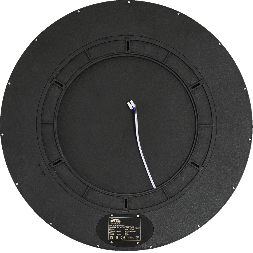 Fulgur 42366 - LED loftlampe NOMY LED/50W/230V 3000/4000/6000K IP40 diameter 60 cm sort