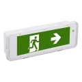 Fulgur s-24495 - LED-nødlys MIRROR LED/1W/230V 1300 mAh IP65