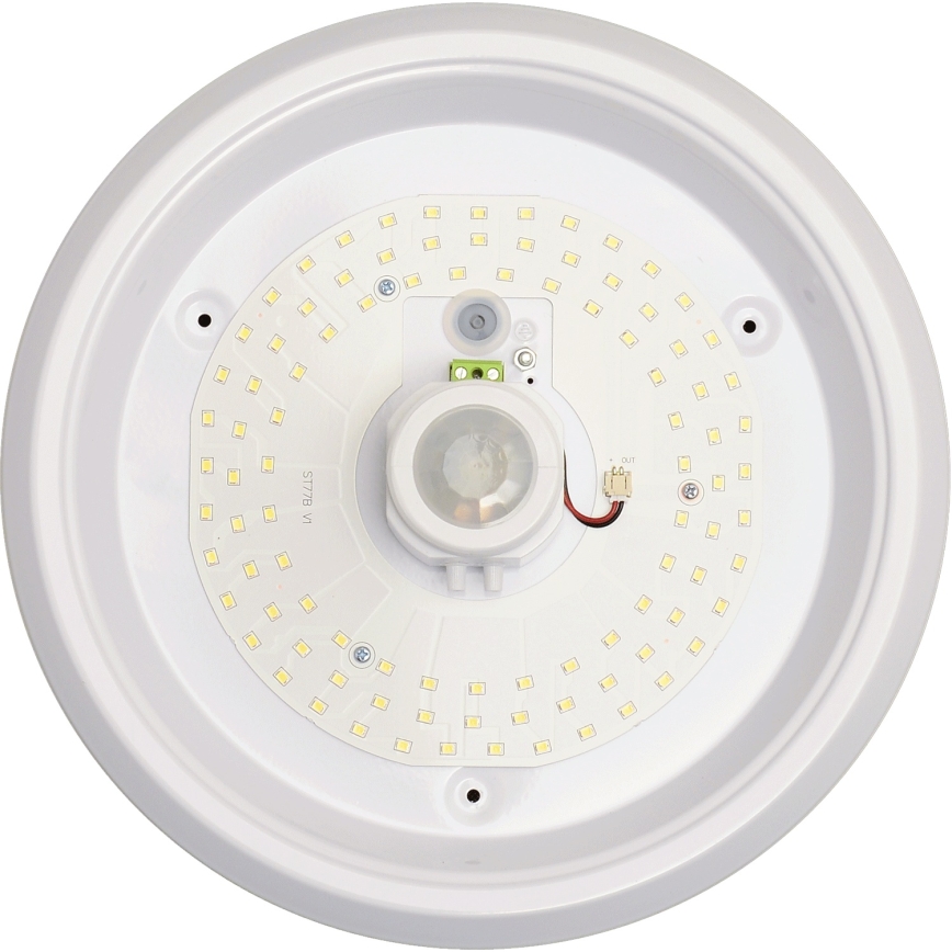 Fulgur s-39669 - LED loftlampe med bevægelses- og skumringssensor DARINA LED/16W/230V Ø 29 cm