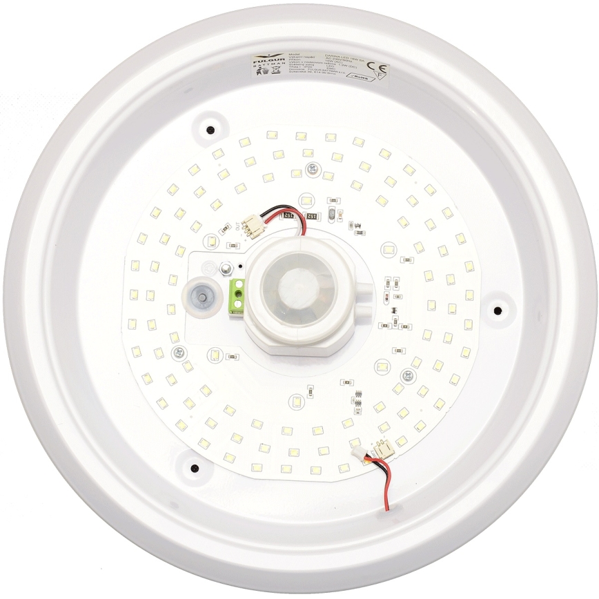 Fulgur s-39670 - LED-nødlysarmatur med bevægelses- og skumringssensor DARINA LED/16W/230V Ø 29 cm