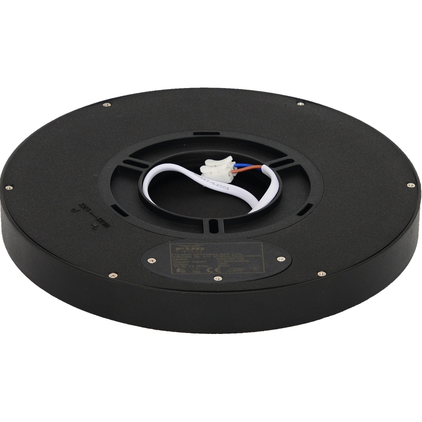 Fulgur s-42585 - LED loftlampe med bevægelsessensor NOMY-S LED/18W/230V 3000/4000/6000K IP40 diameter 23 cm sort