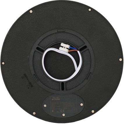 Fulgur s-42585 - LED loftlampe med bevægelsessensor NOMY-S LED/18W/230V 3000/4000/6000K IP40 diameter 23 cm sort
