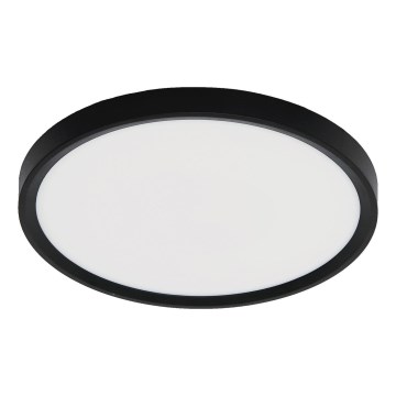 Fulgur s-42587 - LED loftlampe med bevægelsessensor NOMY-S LED/24W/230V 3000/4000/6000K IP40 diameter 30 cm sort