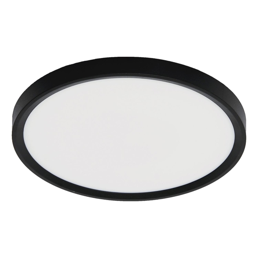 Fulgur s-42587 - LED loftlampe med bevægelsessensor NOMY-S LED/24W/230V 3000/4000/6000K IP40 diameter 30 cm sort