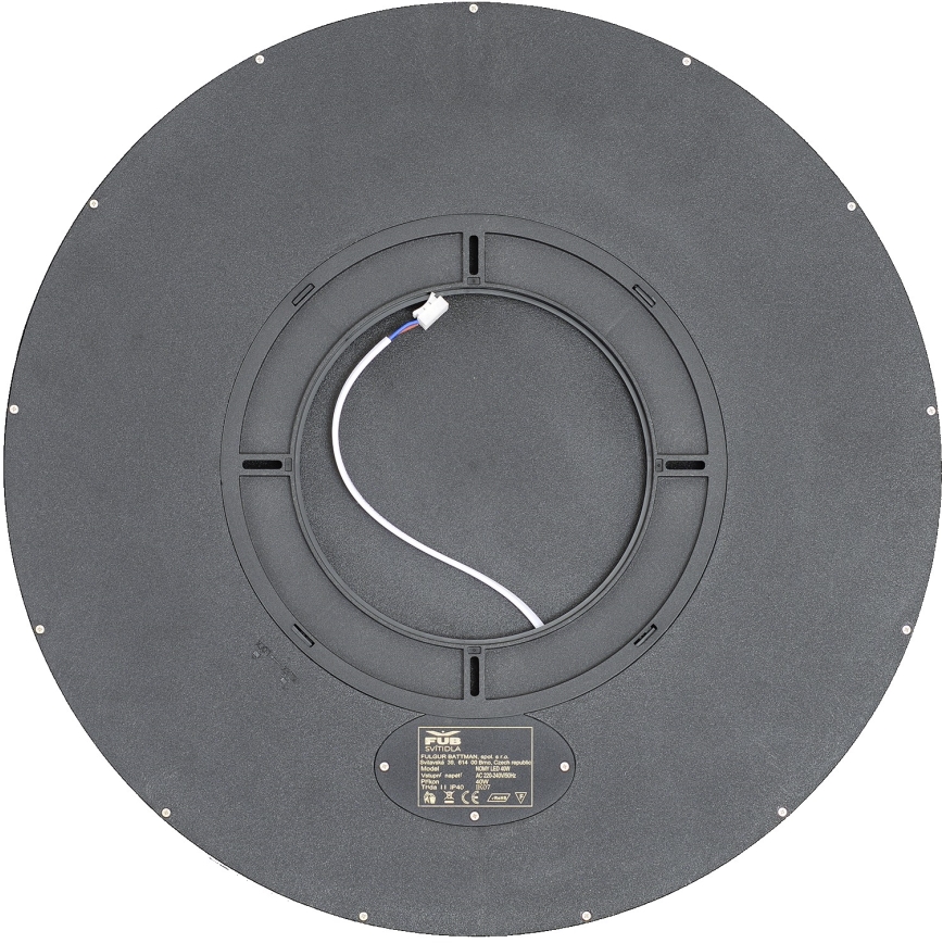 Fulgur s-42591 - LED loftlampe med bevægelsessensor NOMY-S LED/40W/230V 3000/4000/6000K IP40 diameter 50 cm sort