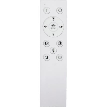 Fulgur s-43039 - LED dæmpbar loftlampe NOMY-RC LED/40W/230V 3000/4000/6500K Ø 50 cm IP40 hvid + fjernbetjening