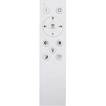 Fulgur s-43040 - Dæmpbar LED-loftlampe NOMY-RC LED/40W/230V 3000/4000/6500K Ø 50 cm IP40 sort + fjernbetjening