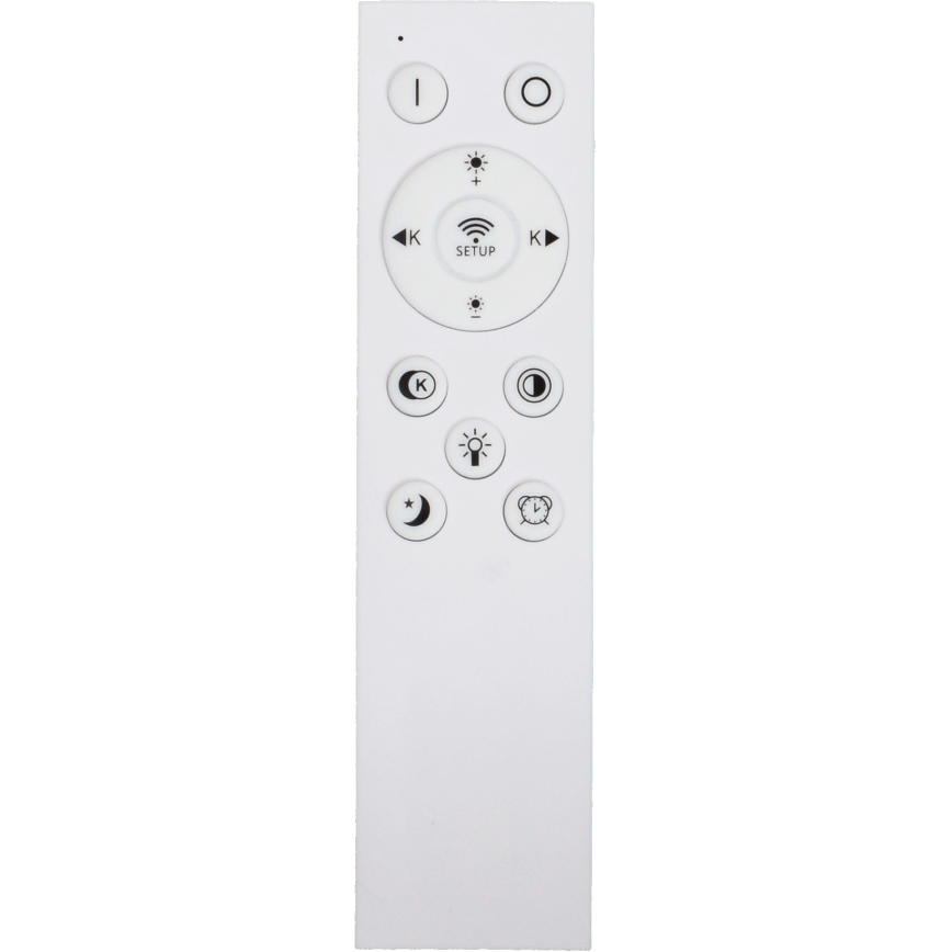 Fulgur s-43040 - Dæmpbar LED-loftlampe NOMY-RC LED/40W/230V 3000/4000/6500K Ø 50 cm IP40 sort + fjernbetjening