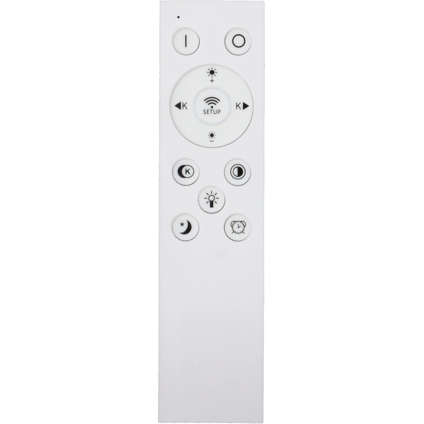 Fulgur s-43042 - Dæmpbar LED-loftlampe NOMY-RC LED/50W/230V 3000/4000/6500K Ø 60 cm IP40 sort + fjernbetjening