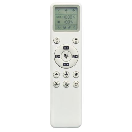 Fulgur s-43047 - LED-dæmpbar loftventilator THORA LED/50W/230V 2700-5000K sort + fjernbetjening
