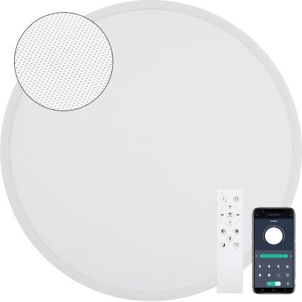 Fulgur s-43056 - LED dæmpbar loftlampe NOMY LED/40W/230V 3000-6500K Ø 50 cm UGR19 IP40 Wi-Fi hvid + fjernbetjening
