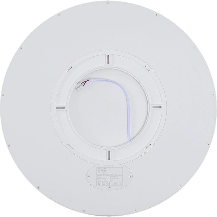 Fulgur s-43056 - LED dæmpbar loftlampe NOMY LED/40W/230V 3000-6500K Ø 50 cm UGR19 IP40 Wi-Fi hvid + fjernbetjening