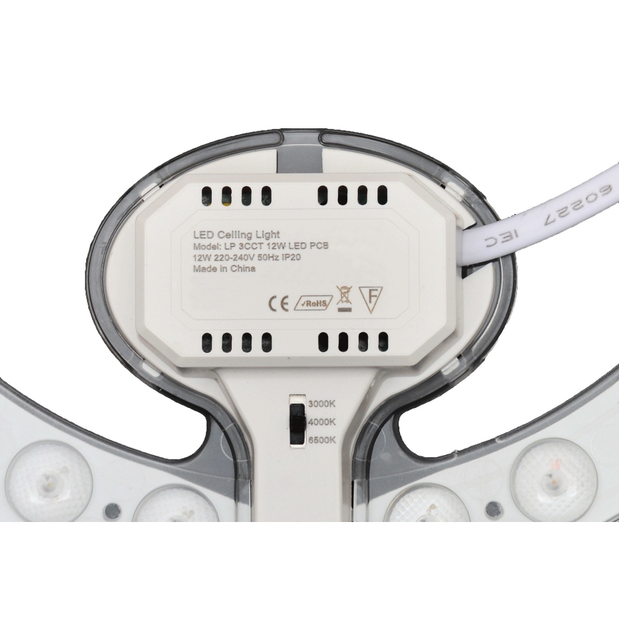 Fulgur s-43088 - LED-magnetisk modul LED/12W/230V 3000/4000/6500K Ø 19,3 cm