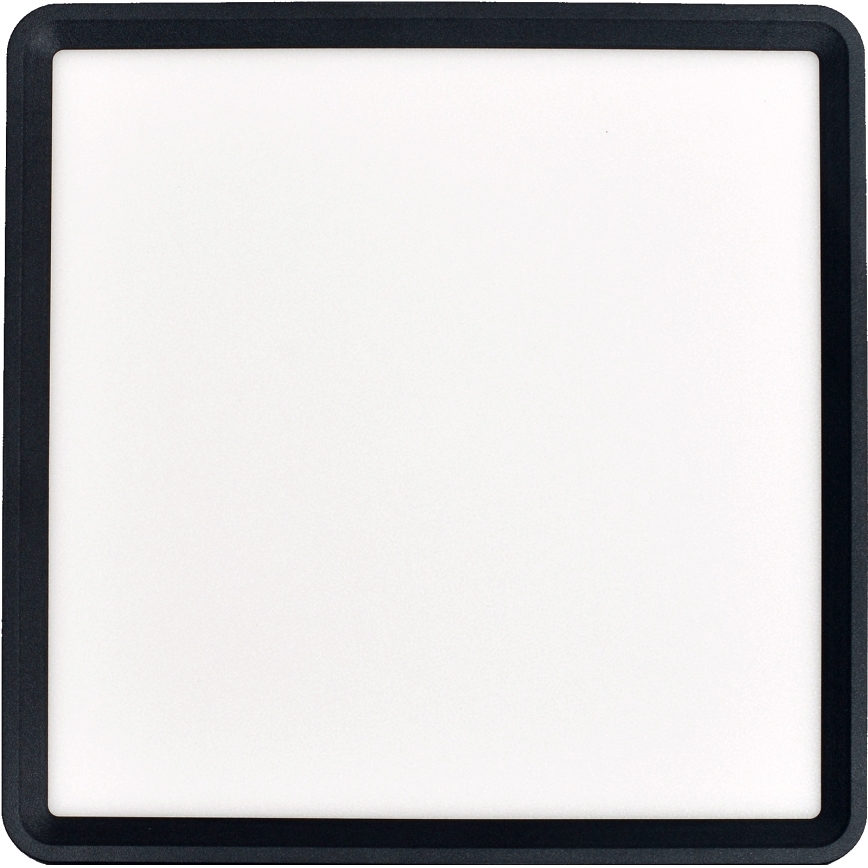 Fulgur s-43101 - LED loftlampe NOMY LED/24W/230V 3000/4000/6500K IP40 30x30 cm sort
