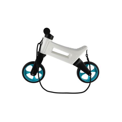 Funny Wheels - 2-i-1 løbecykel RIDER SUPER SPORT hvid/sort/blå