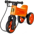 Funny Wheels - 2-i-1 løbecykel RIDER SUPER SPORT orange/sort