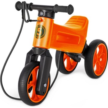 Funny Wheels - 2-i-1 løbecykel RIDER SUPER SPORT orange/sort