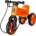 Funny Wheels - 2-i-1 løbecykel RIDER SUPER SPORT orange/sort