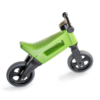 Funny Wheels - Løbecykel 2-i-1 RIDER SPORT grøn/sort
