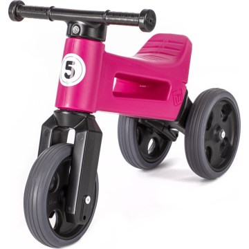Funny Wheels - RIDER SPORT 2-i-1 løbecykel pink/sort