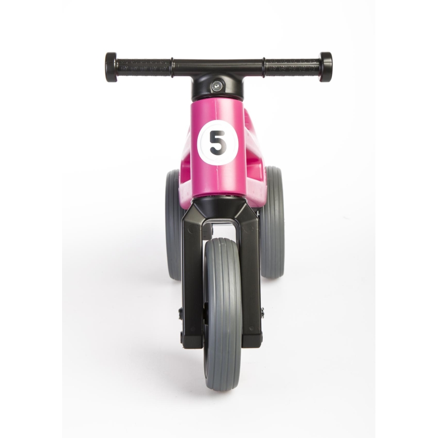 Funny Wheels - RIDER SPORT 2-i-1 løbecykel pink/sort