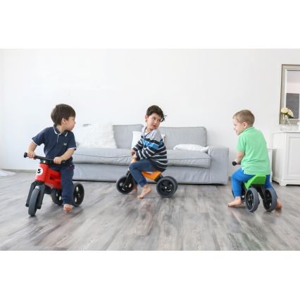 Funny Wheels - RIDER SPORT 2-i-1 løbecykel rød/sort