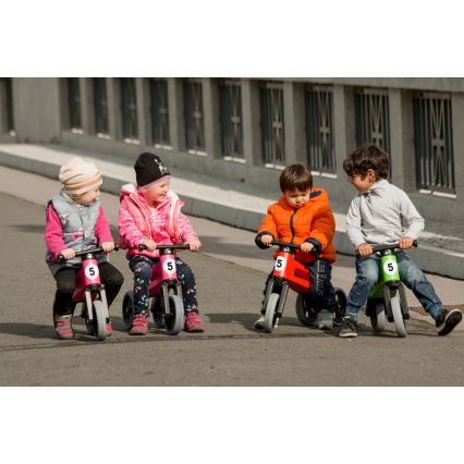 Funny Wheels - RIDER SPORT 2-i-1 løbecykel rød/sort