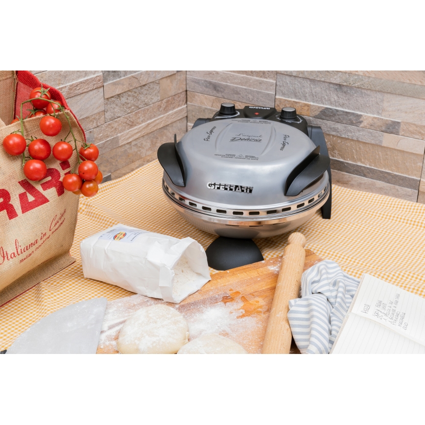 G3Ferrari G1000606 - Pizzaovn DELIZIA 1200W/230V sølv
