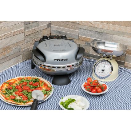 G3Ferrari G1000606 - Pizzaovn DELIZIA 1200W/230V sølv