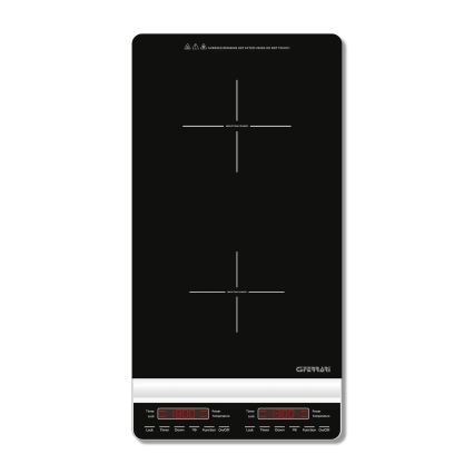 G3Ferrari G1013900 - Dobbelt induktionskogeplade DINAMIKO 3100W/230V sort