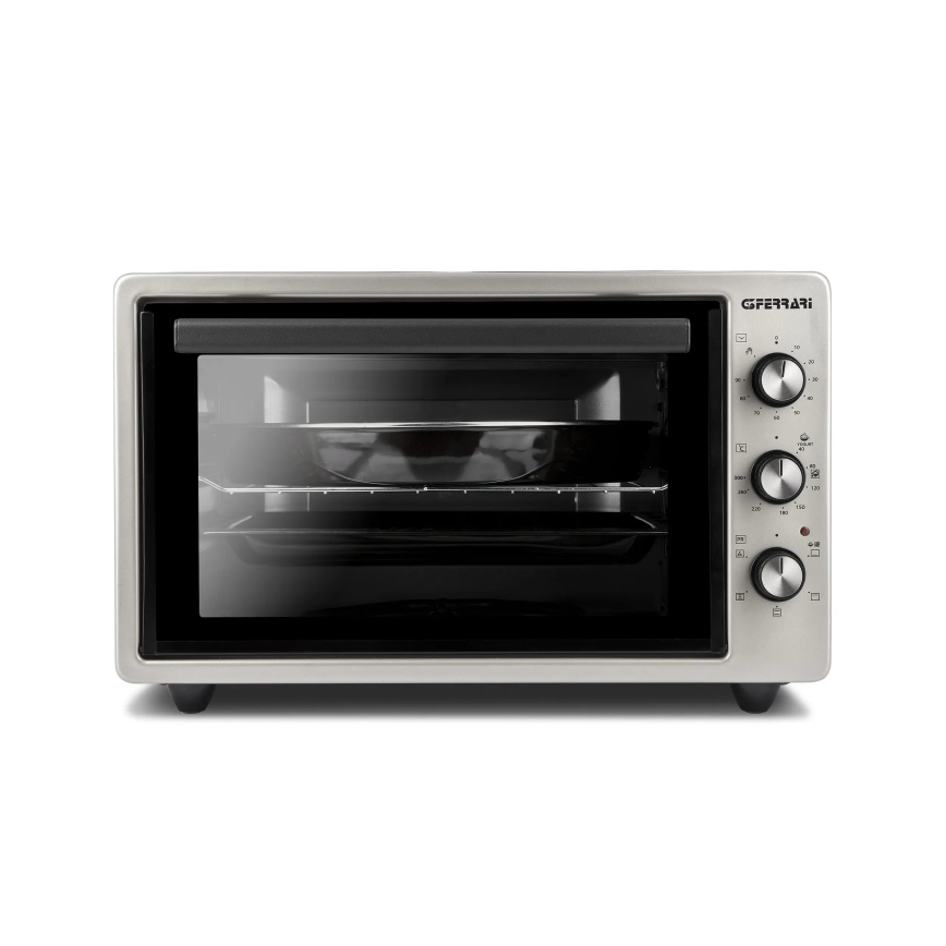 G3Ferrari G1015200 - Varmluftovn ROSTO 1500 W/230 V, 37 l, rustfrit stål/sort