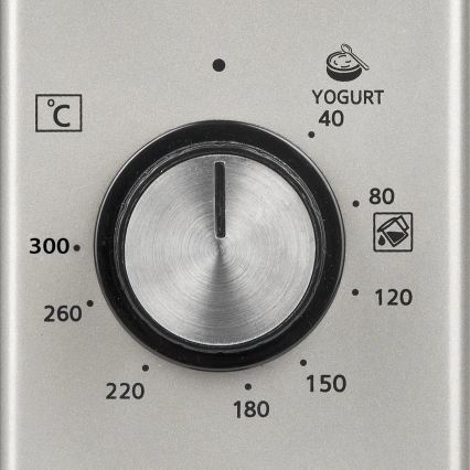 G3Ferrari G1015200 - Varmluftovn ROSTO 1500 W/230 V, 37 l, rustfrit stål/sort