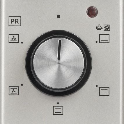 G3Ferrari G1015300 - Varmluftovn ROSTO 1400W/230V 45 l rustfrit stål/sort