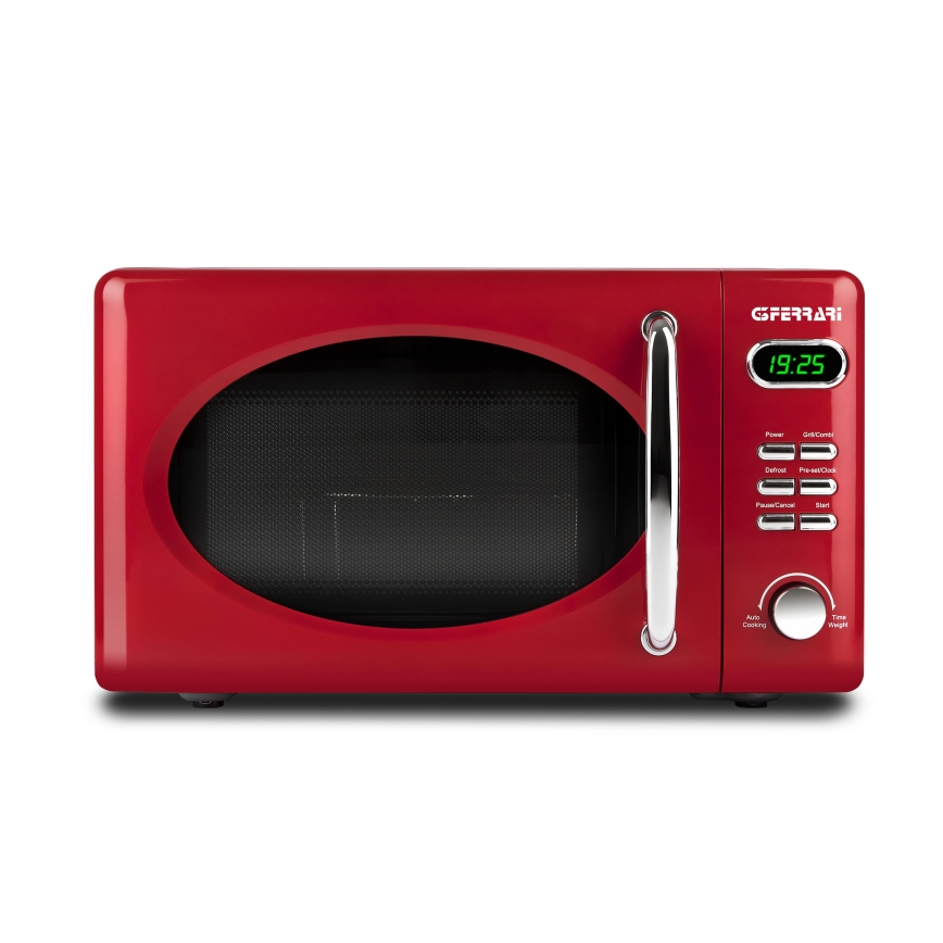 G3Ferrari G1015502 - Mikrobølgeovn med grill 1150 W/230 V, 20 l, rød
