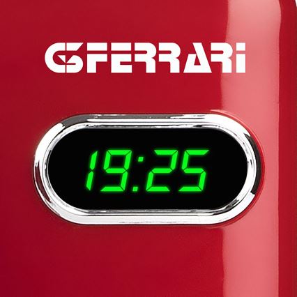 G3Ferrari G1015502 - Mikrobølgeovn med grill 1150 W/230 V, 20 l, rød