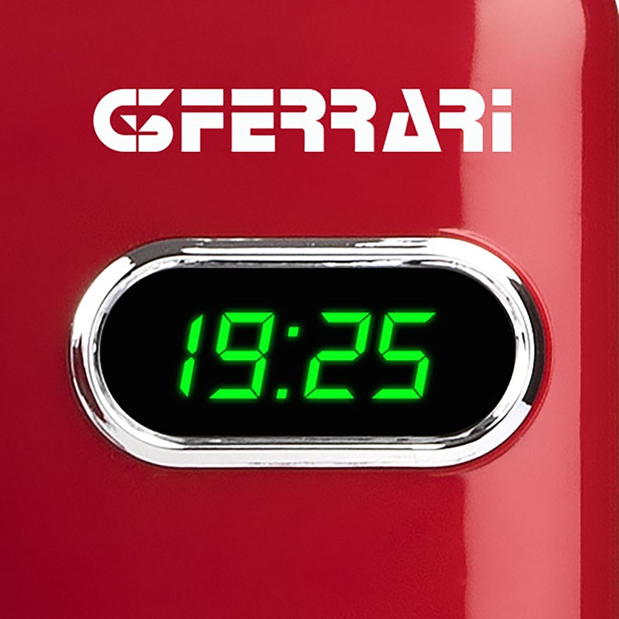 G3Ferrari G1015502 - Mikrobølgeovn med grill 1150 W/230 V, 20 l, rød