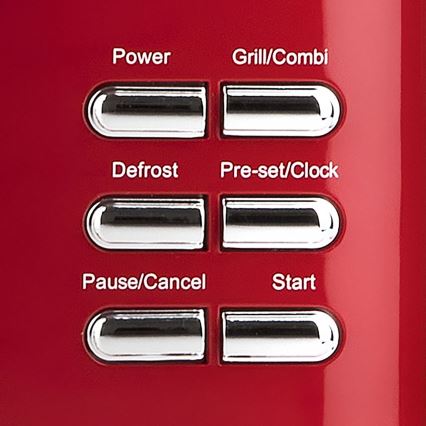 G3Ferrari G1015502 - Mikrobølgeovn med grill 1150W/230V 20 l rød