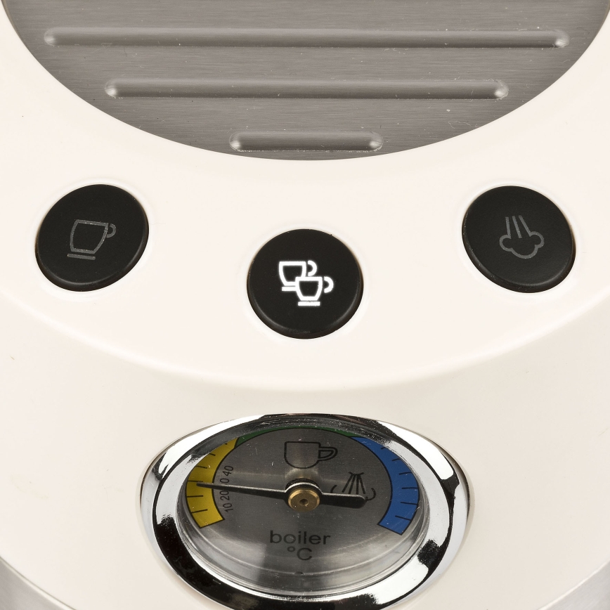 G3Ferrari G1016801 - Espressomaskine med portafilter AMARCORD 1350W/230V 15 bar cremefarvet