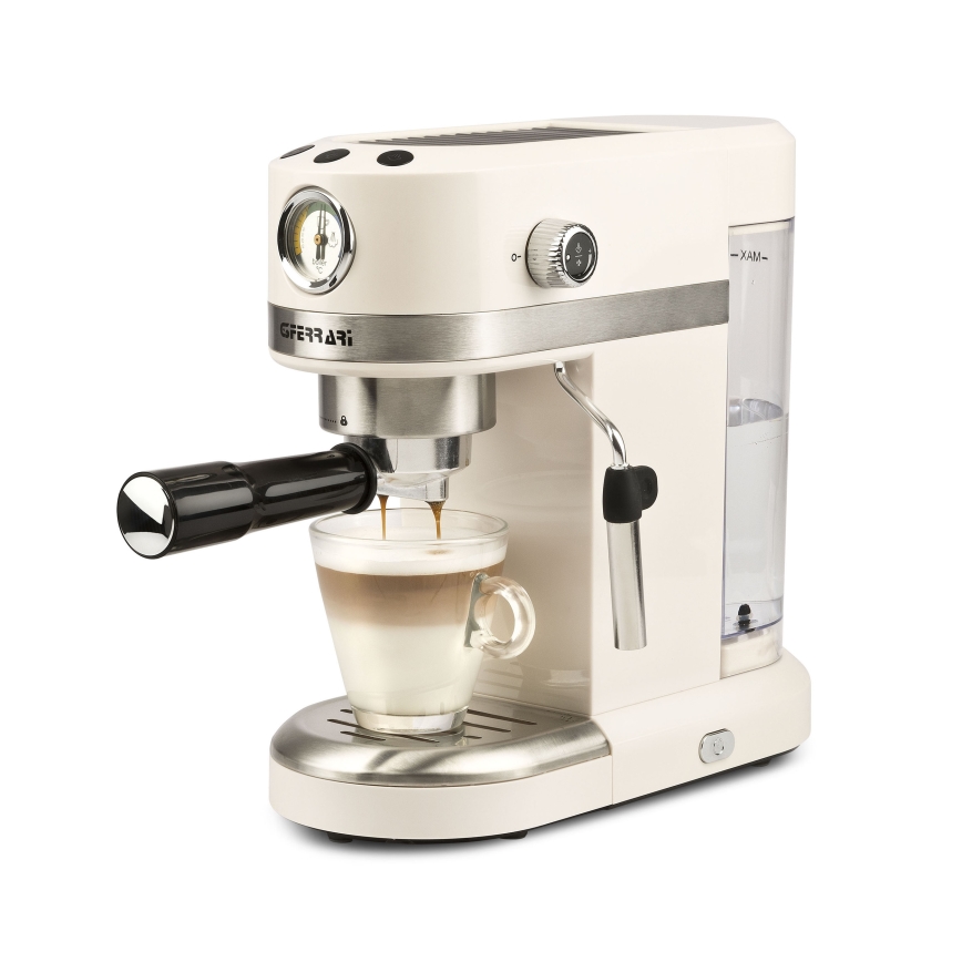 G3Ferrari G1016801 - Espressomaskine med portafilter AMARCORD 1350W/230V 15 bar cremefarvet