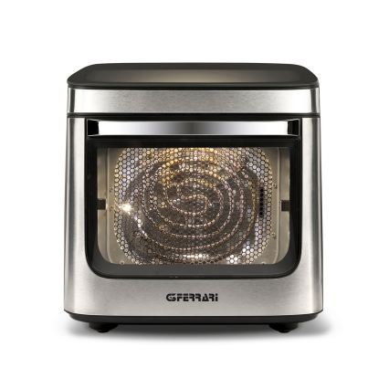 G3Ferrari G1021900 - FRIGGISANO Airfryer 1800 W/230 V, 13 l, rustfrit stål/sort