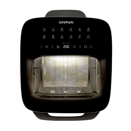 G3Ferrari G1021900 - FRIGGISANO Airfryer 1800 W/230 V, 13 l, rustfrit stål/sort