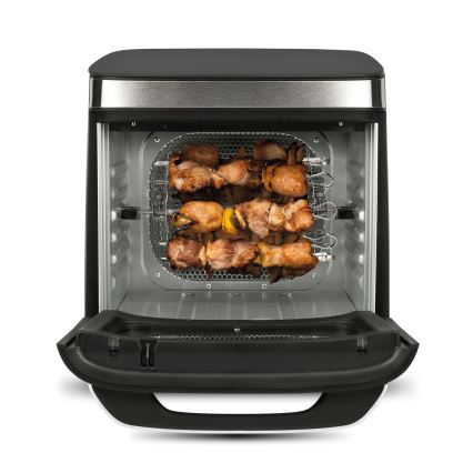 G3Ferrari G1021900 - FRIGGISANO Airfryer 1800 W/230 V, 13 l, rustfrit stål/sort