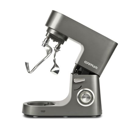 G3Ferrari G2016400 - PASTAIO bordkøkkenmaskine med to dejkroge, 8 l, 1800 W/230 V, krom