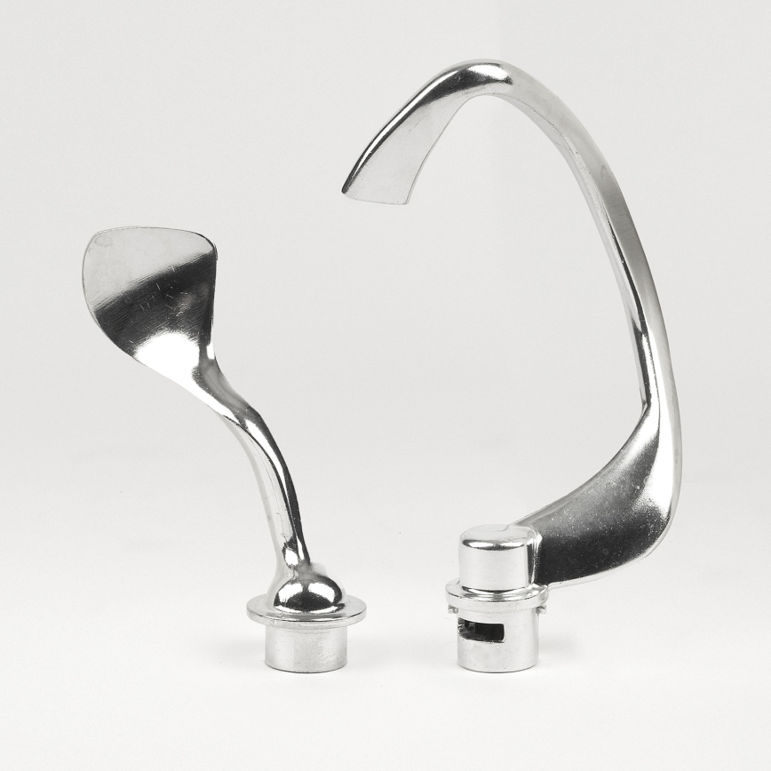 G3Ferrari G2016400 - PASTAIO bordkøkkenmaskine med to dejkroge, 8 l, 1800 W/230 V, krom