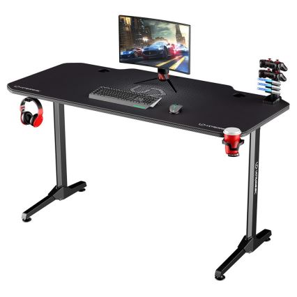Gamer-bord 140 x 66 cm sort