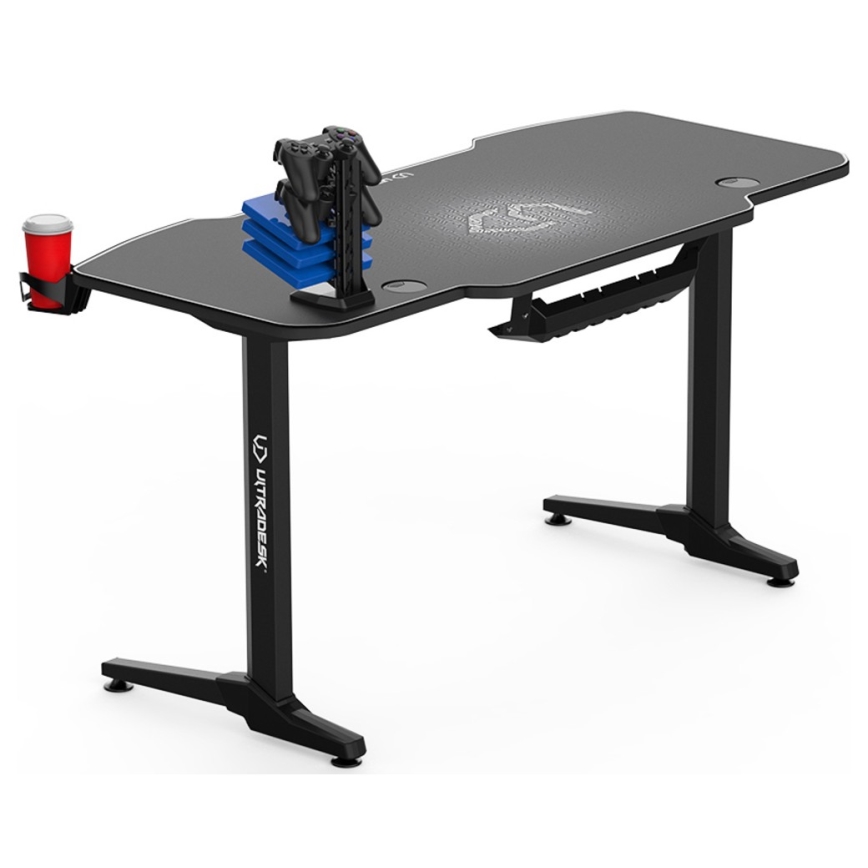 Gamer-bord 140 x 66 cm sort