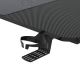 Gamer-bord SNAKE med LED-lys RGB-baggrundslys 156x60 cm sort