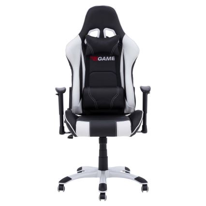 Gamer stol sort/hvid