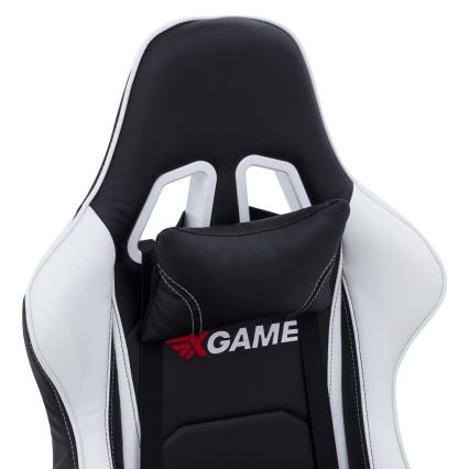 Gamer stol sort/hvid