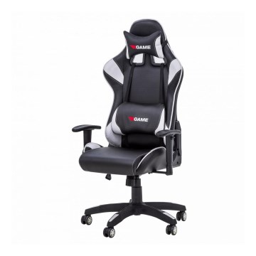 Gamer stol sort/hvid